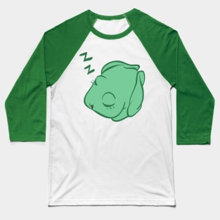 Sleeping Frog Baseball T-Shirt